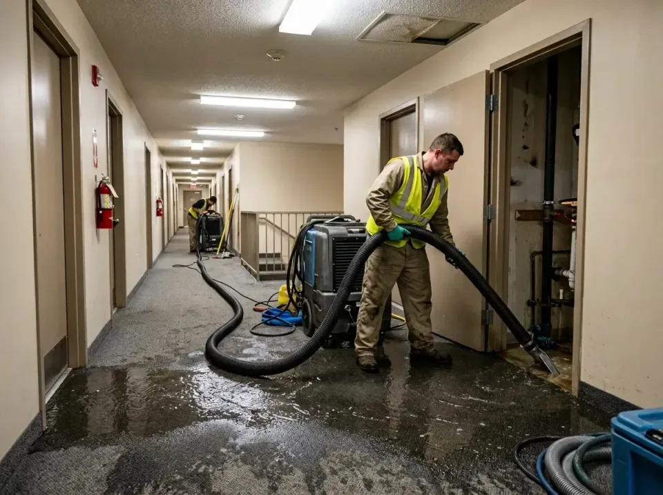 multi-unit-apartment-hallway-f-005 — frequently asked questions, Emergency Burst Pipe Water Extraction & Removal in Falconer…